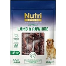 Prime Nutri Canin Rawhide Kuzu Eti Sargılı Kemik Köpek Ödülü 120 gr