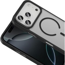 Prime 17 Pro Için Kılıf Uyumlu Şarj Özellikli Mat Arka Yüzey Sio Kapak (Siyah)