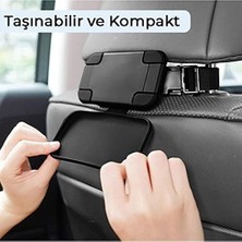Prime Bix Saiji T55 Araç Içi Tablet Telefon Tutucu 360° Döner Koltuk Arkası Uyumlu Sağlam Model