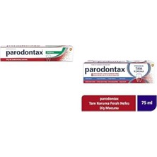 Prime Parodontax Orijinal Günlük Florürsüz Diş Macunu 75 ml ve Parodontax Diş Eti Bakımı Tam Koruma Diş Macunu 75 ml