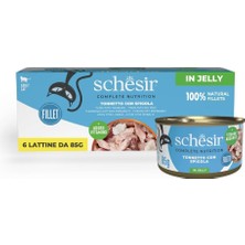 Prime Schesir Jelly Ton Balığı ve Levrek Jöle Içinde Yetişkin Kedi Konservesi 85G