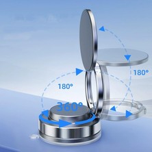 Prime Kablosuz Araç Içi Cep Telefonu Tutucu Araç Içi Montaj Süper Güçlü Vakumlu Manyetik Telefon Tutucu ZR942
