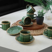 Prime Shizen Yeşil Çay Takımı 12 Parça 6 Kişilik Q42