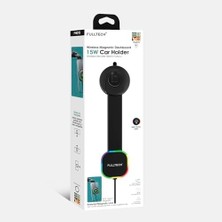 Prime Fulltech FHD15 Araç Telefon Tutucu, Magsafe ile Uyumlu, 15W Kablosuz Şarj, Mıknatıslı