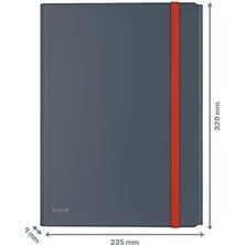 Prime Cosy Cepli Mobil Lastik Kilitli Ince Dosya A4