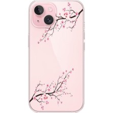 Prime Iphone 15 Ile Uyumlu Yüksek Kalite Özel Tasarım Şeffaf Telefon Kılıfı SZR01