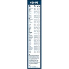 Prime Rüzgarlıklı Silecek Tekli  650US 3397004593