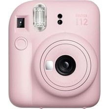 Prime Mini 12 Pembe Fotoğraf Makinesi-20'lu Film-Mini Albüm ve Deri Kılıf Seti