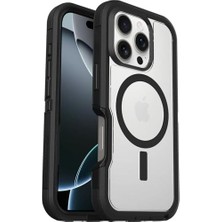 Prime Series Xt Magsafe Kılıf, 16 Pro Uyumlu, Darbeye Karşı Koruyucu Kılıf, Şeffaf/siyah