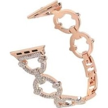 Prime 42MM Ile Uyumlu Krd, 57 Metal Kordon, Rose