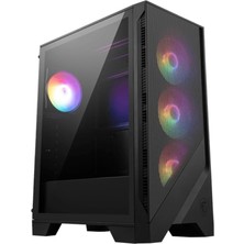Prime Msı Mag Forge 121A B75 Pcıe5 Temperli Cam 4 X120MM Auto Rgb Fan 750W Bronz Atx Gaming Bilgisayar Kasası