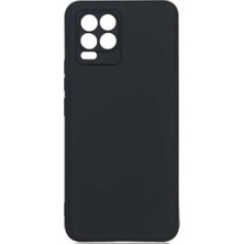 Prime Realme 8 ile Uyumlu Kılıf Silikon First Premier Içi ve Dışı Mat Yüzey Tasarım Kılıf Realme 8 ile Uyumlu Kamera Koruma Çıkıntılı Siyah Renk (Realme 8)