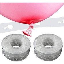 Prime Toys - 2 Adet Plastik Balon Zinciri Aparatı, Balon Şeridi, Balon Kemeri 5 Metre