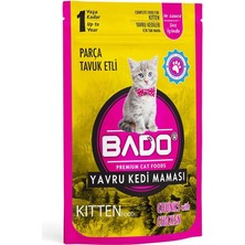Prime Yaş Mama Kedi Yavru Parça Etli 85 gr