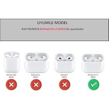 Prime Vivid Pro 2 Ile Uyumlu Süslü Kalp Desenli Askılı Silikon Kulaklık Kılıfı