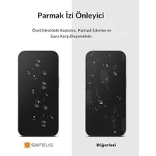Prime Tam Kaplayan Hayalet Parmak Izi Bırakmayan Safir Ekran Koruyucu Cam, 17 Ile Uyumlu