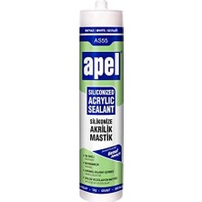 Apel Silikonize Akrilik Mastik 500 G Beyaz