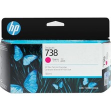 Prime Hp 738 130-ML Magenta Designjet Ink Cartridge Mürekkep Kartuşu 1 Adet Orijinal Performans Standardı