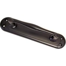 Prime Kumru Sürgü Kapı Kolu, Kıvrık Çekme Kol, Mat Siyah, 16.3 cm x 3.7 Cm, 2 Adet (, Mat Siyah, 16.3)