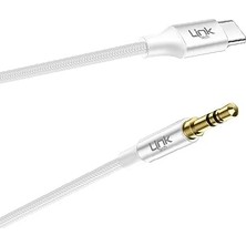 Prime A586 Type-C - 3.5mm Aux Kablo 1mt Beyaz