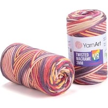 Prime El Örgü Ipi Twısted Macrame 3 mm Vr, 923, 4X250 gr