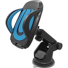 Prime Hytech HY-XH25 Vantuz + Braketi 360 Derece Siyah-Mavi Telefon Tutucu