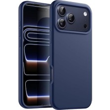 Prime - 17 Pro ile Uyumlu Kılıf Lansman Kamera Korumalı Içi Kadife Yumuşak Renkli Silikon Mat Hisli Süet Kapak