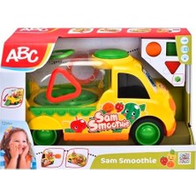 Prime Dickie, 204115007, Abc Sam Smoothie, Serbest Tekerlek, Şekil Bulmaca, Mekanik Düğmeli Fonksiyon, Arka Kapı Açılabilir, 30 cm
