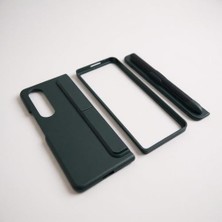 Prime Coverzone Z Fold 7 ile Uyumlu Çok Fonksiyonlu Sert Plastik Telefon Kılıfı, Ister Standlı Ister Kalemlik Bölmeli Stand Olarak Kullanılabilen,katlanabilir Destek Ayaklı,günlük Kullanıma Uygun (Si)