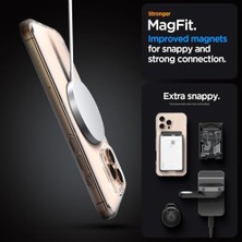 Prime 16 Pro ile Uyumlu Ince Magsafe Kılıf Ultra Hybrid Sararmaya Dayanıklı Duraclear™ Hava Kanalı Teknolojisi™ Askeri Sınıf Koruma Magfit Şeffaf Kapak - ACS08132