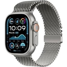 Prime - Ultra 1/2/3 49MM ile Uyumlu Kordon Titanyum Kelebek Klipsli Milano Loop 121