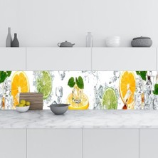 Prime Mutfak Tezgah Arası Folyo Kaplama Folyosu Meyve Su 60X300 cm