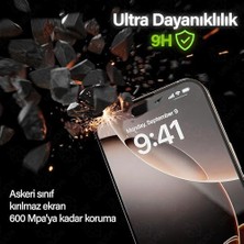 Prime Epro 17 Pro Max Ile Uyumlu Premıum Gizlilik (Privacy) Ekran Koruyucu 45° Hayalet Görünüm, Kolay Kurulum Hizalama Aparatlı, Darbelere Karşı Ekstra Güçlü ve Toz Bırakmayan Temperli Cam