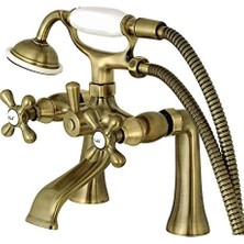 Prime KS268AB 17,7 cm Merkezi Güverte Montaj Küvet Dolgusu, Pirinç