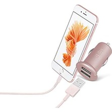 Prime Sbs 5513 2 Mini Girişli USB Araç Şarj Cihazı, Pembe