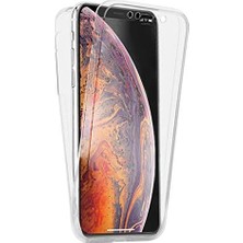 Prime Xs Max (6.5'') Kılıf 6 Tarafı Tam Full Koruma 360 Clear Soft Şeffaf