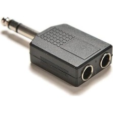 Prime 6.3 mm Jack Çoğaltıcı 6.3 mm Erkek 2x 6.3 mm Dişi Jack Gitar Jack Çoğaltıcı