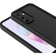 Prime Galaxy A06 Uyumlu Kılıf Parlak, Tek Renkli Yüzey Dayanıklı Malzeme & Tam Koruma Redolent Kılıf Galaxy A06 ile Uyumlu Kılı Ergonomik Kavrama Kolay Erişim Kapak Siyah