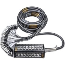 Prime Merz STAGE-24C-20M 24 Kanal 20 Metre Multicore Kablolu Hazır Stage Box