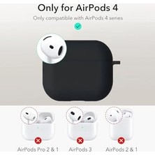 Prime Airpods 4.nesil/anc Kılıf Askı Aparatlı Lansman Siyah, 87005986
