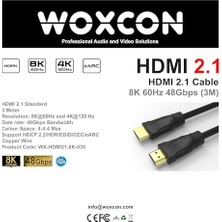 Prime HDMI 2.1 Kablo - 8k 60Hz, 4K 120Hz, 4K 60Hz, Earc, Hdr, D-Hdr, Hdcp2.2, Dolby Vision, Dolby Atmos (3 Metre)