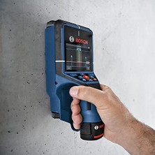 Prime Professional D-Tect 200C Duvar Tarama Cihazı(Tarama Alanı: 200 Mm, Akım Geçen ve Geçmeyen Kablo, Metal, Plastik Boruların Bulunması, Usb-C Kablo, 1X12V 2.0AH Akü, Şarj Cihazı, Çanta) Amazon Özel