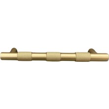 Prime 9387 Desenli Modern Kulp Fırçalı Mat Altın Renk 320 mm Çok Renkli