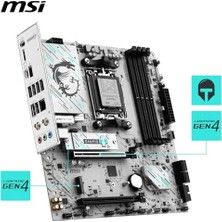 Prime Msı Pro B840M Gamıng Plus WIFI6E Ddr5 HDMI Pcıe 16X V4.0 Am5 Matx