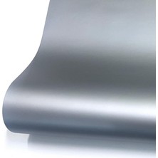 Prime Silver Gümüş Renk Yapışkanlı Folyo Mat Yüzey 61 cm 1 Metre
