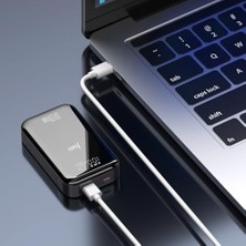 Prime 10000MAH 33W LED Watt Amper Göstergeli Usb-A + Type-C Powerbank Taşınabilir Hızlı Şarj Cihazı