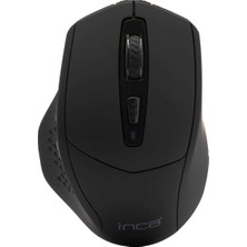 Prime Inca-Inca IWM-521 Rechargeable Silent Mouse (Sessiz) Ergonomik Dizayn, Konforlu Dokunuş Hissi, Tamamen Rubber Yüzey Sessiz Tuşlar 800 1200 1600 Dpı Üç Kademeli Optik Çözünürlük 2.4ghz Nano