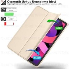 Prime iPad Air 11 M3 2025 / M2 2024 / Air 10.9 2022 / 2020 ile Uyumlu Kılıf, Kapaklı, Standlı, Uyku Modlu Smart,