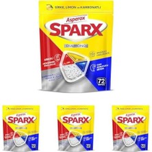 Prime Asperox Sparx Bulaşık Makinesi Kapsülü 72 Adet (4 Paketi)