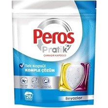 Prime Peros Pratik Beyazlar 26'lı Çamaşır Kapsülü